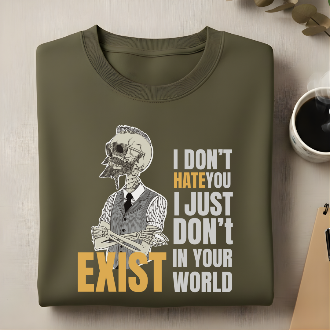 Unisex Classic Crew Tee-Exist