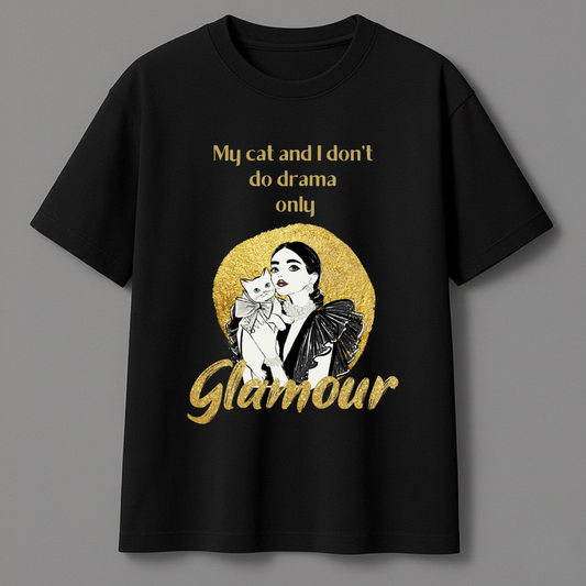 Classic Crew T-Shirt- “Glamour “