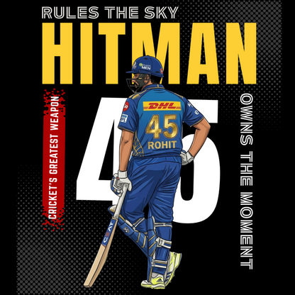 Hitman (Rohit Sharma) IPL 2026 Special - Unisex Classic Crew Neck T-Shirt